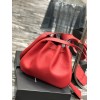 YSL Paris VII Hobo Red Leather Bag