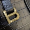 Balenciaga Editor black shoulder bag