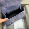 Balenciaga denim hourglass 23cm