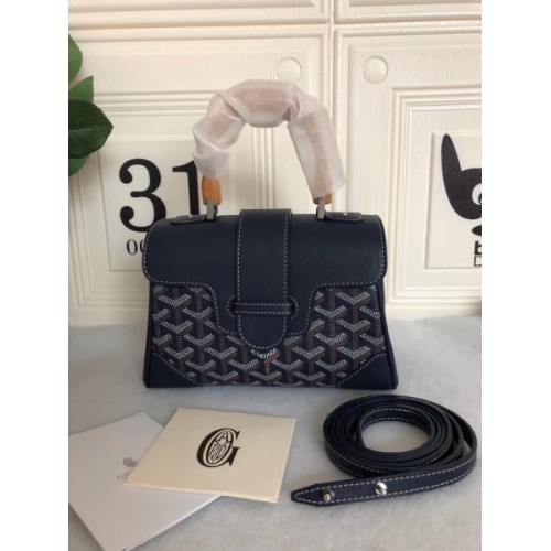 Goyard Saigon Souple Maison Blue Bag