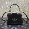 Valentino Garavani Rockstud Alcove black tote bag