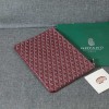 Goyard pouch dark red bag