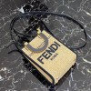 Fendi mini tote raffia sunshine bag