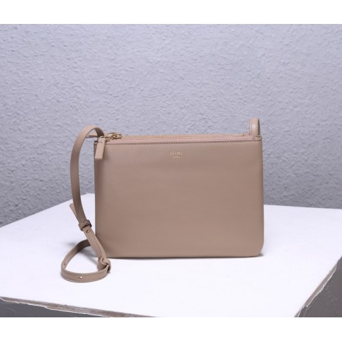 Celine trio shoulder beige bag