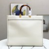 Fendi sunshine tote bag white 41cm