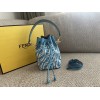 Fendi MON TRESOR blue FF bag