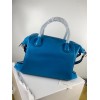 Givency Medium Antigona Soft Bag In Deep Blue Leather