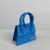 Jacquemus Le Chiquito Noeud Handbag blue 18cm