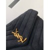 YSL Loulou Bag Y-Quilted suede large bag