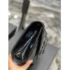 YSL Envelope Patent leather black hardware bag