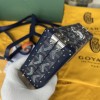 Goyard Minaudiere Coated Blue Canvas Bag