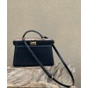 Fendi Peekaboo ISeeU Medium Black East-West Tote Bag