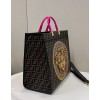 FENDI Sunshine Fendace Printed FF shopper