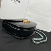 Celine Teen Chain Besace Triomphe Black Gold Bag