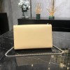 YSL Monogram Kate Beige Silver 24cm Bag