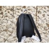 Bottega Veneta black leather backpack