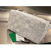 Bottega Veneta White Bowling Cassette bag