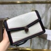 Bvlgari handbag serpenti diamond blast white bag