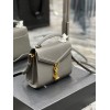 YSL Cassandra medium chain grey bag