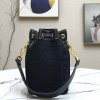 Fendi MON TRESOR black FF leather bag
