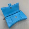 Balenciaga shoulder bag blue leather 19cm