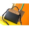 YSL raffia shoulder bag