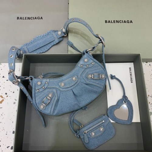 Balenciaga Le Cagole denim bag 26cm / 33cm