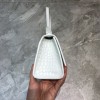 BALENCIAGA HOURGLASS MINI BAG White