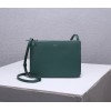 Celine trio shoulder green bag