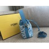 Fendi MON TRESOR blue FF bag