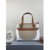 Loewe Gate top handle bag grain calfskin gray bag