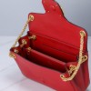 Valentino Garavani Stud Sign red leather bag