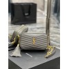 YSL Lou Mini Grey Bag