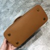 Balenciaga Ville Top Handle Bag Brown/White