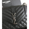 YSL ENVELOPE MEDIUM BAG SILVER HARDWARE