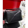 Loewe Black Smooth Small Puzzle Bag