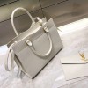 YSL Large Tote in White