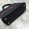 Balenciaga Ville Top Handle Bag Black/Pink