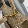 Balenciaga small hourglass crystal-embellished bag
