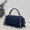 Fendi Baguette dark denim bag