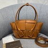 Bottega Veneta Arco Mini Brown Leather Tote Bag