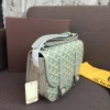 Goyard Belvedere PM White Leather Bag