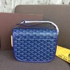 Goyard Belvedere PM Blue Leather Bag