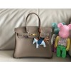 Hermes Birkin Togo Leather Silver/ Gold Hardware 30cm Bag