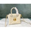 Valentino Garavani One Stud White Leather Bag