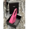 YSL LE 5 À 7 HOBO BAG IN PINK SMOOTH LEATHER