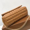 Burberry quilted brown leather shoulder bag