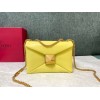 Valentino Garavani One Stud Mini Yellow Leather Bag