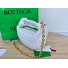 Bottega Veneta Mini Jodie Chain Hobo White Woven Bag