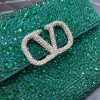 Valentino Vsling Krystal green hand bag